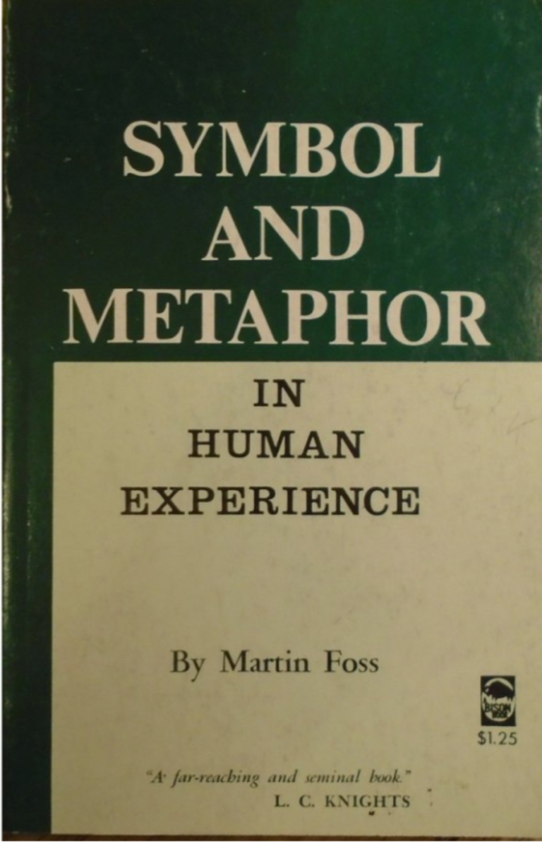 “Metaphor is the secret of all life.” ~ Martin Foss