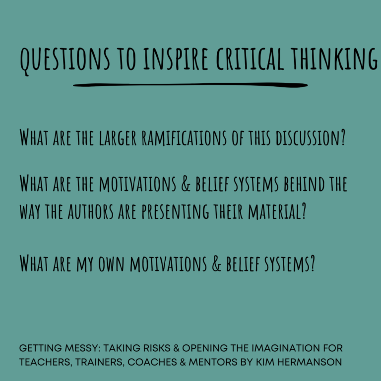 Critical thinking: The art of looking deeper