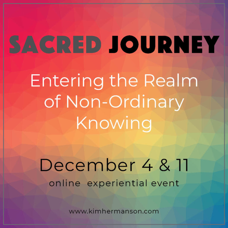 Sacred power: Entering the realm of the non-ordinary