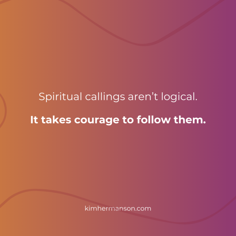 It takes courage to follow a creative calling