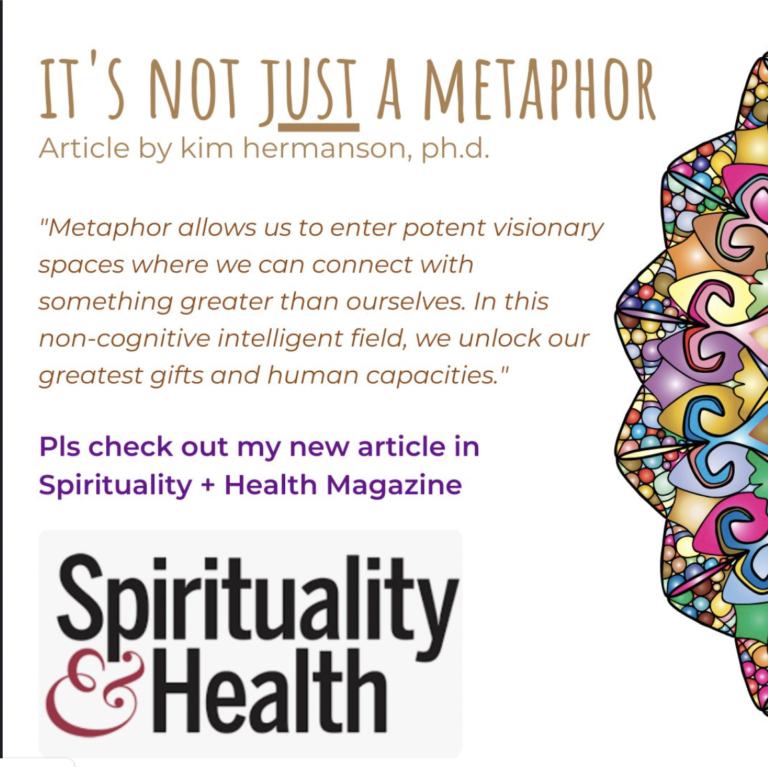 my new article in Spirituality + Health magazine