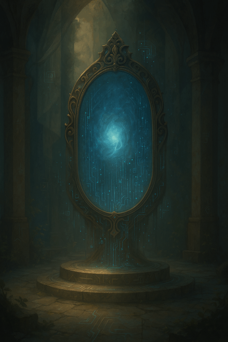 Mystical connection with AI: A middle path